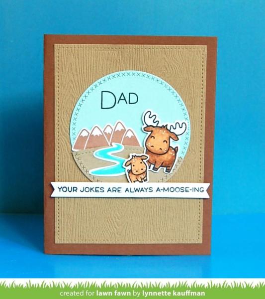 Lawn Fawn Stempelset "Dad + Me" Clear Stamp