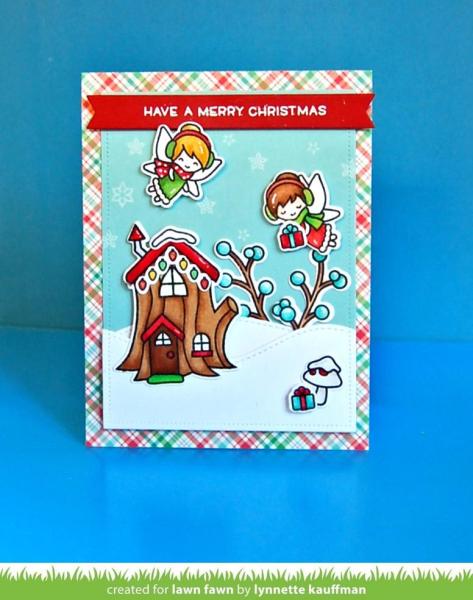 Lawn Fawn Stempelset "Frosty Fairy Friends" Clear Stamp