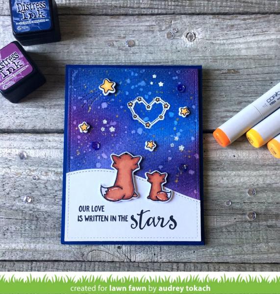 Lawn Fawn Stempelset "Upon A Star" Clear Stamp