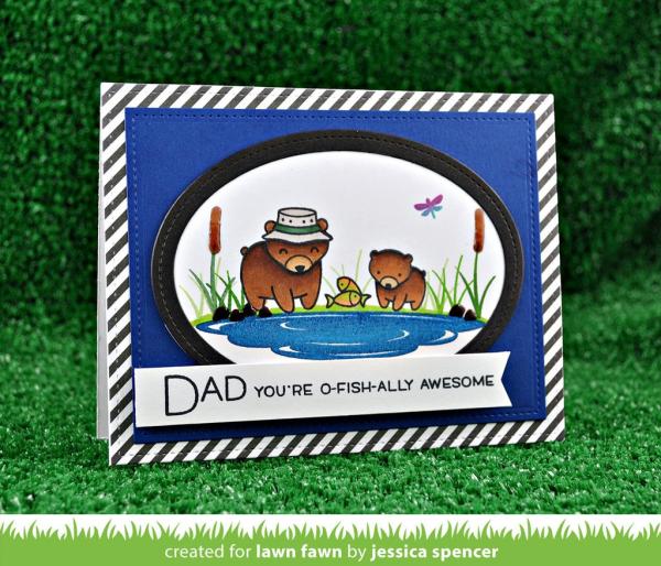 Lawn Fawn Stempelset "Dad + Me" Clear Stamp