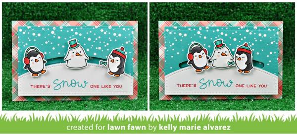 Lawn Fawn Stempelset "Snow Cool" Clear Stamp