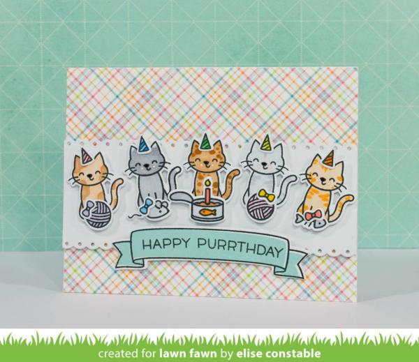 Lawn Fawn Stempelset "Bannertastic" Clear Stamp