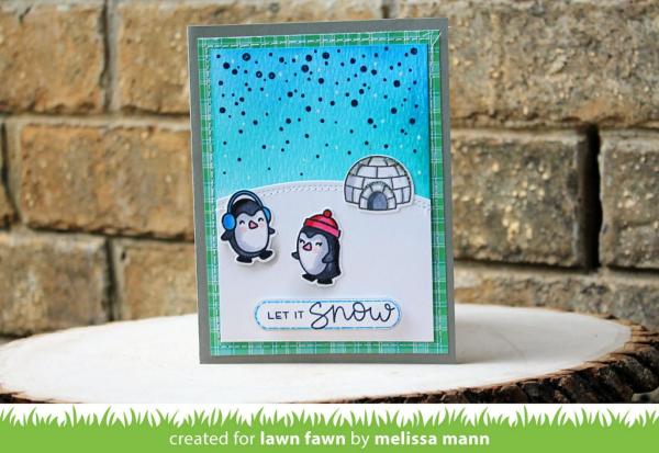 Lawn Fawn Stempelset "Snow Cool" Clear Stamp