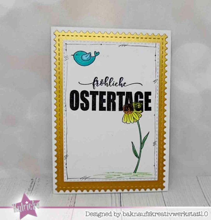 Kulricke Stempelset "Ostergrüße XL" Clear Stamp Motiv-Stempel