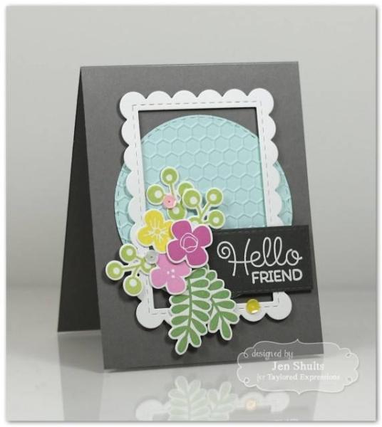 Taylored Expressions Embossing Folder "Honeycomb"