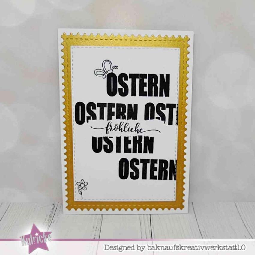 Kulricke Stempelset "Ostergrüße XL" Clear Stamp Motiv-Stempel