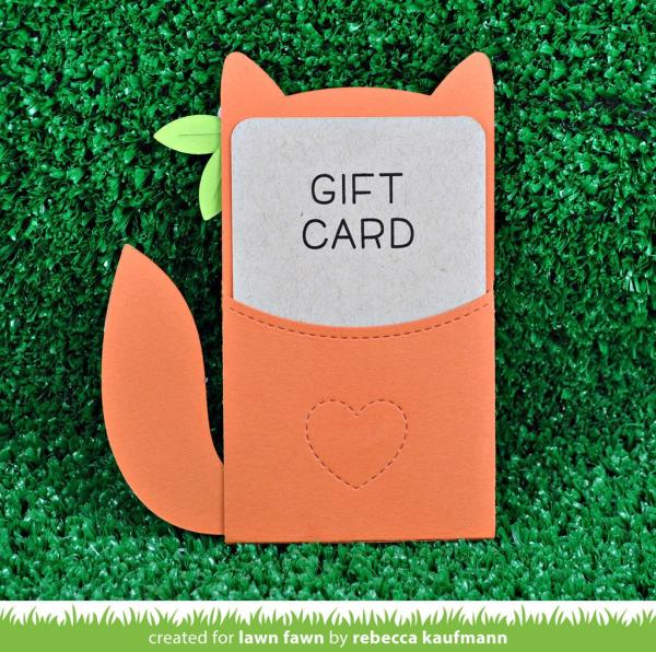 Lawn Fawn Craft Die - Stitched Gift Card Pocket