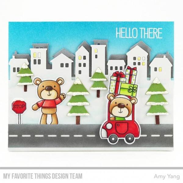 My Favorite Things Stempelset "Town Bear" Clear Stamp Set