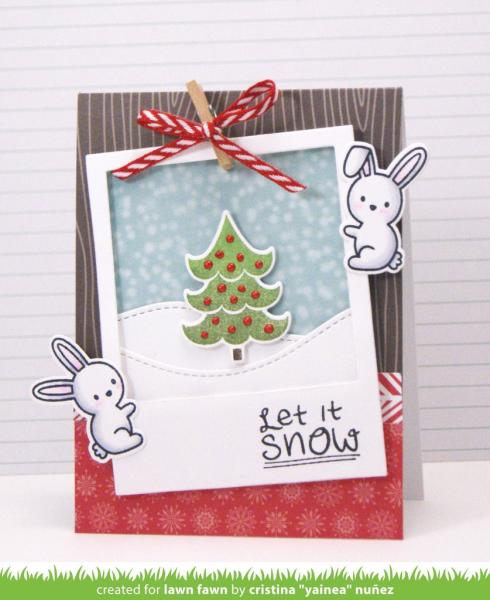 Lawn Fawn Stempelset "Snow Day" Clear Stamp