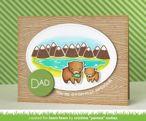 Lawn Fawn Stempelset "Dad + Me" Clear Stamp