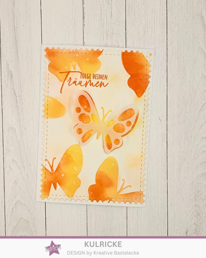 Kulricke Stempel "Liebe das Leben" Clear Stamp