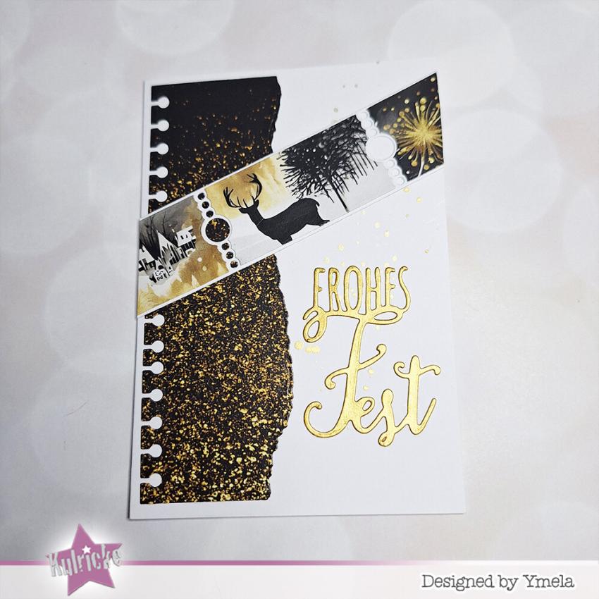 LaCreativ - Designpapier "Goldene Silvesternacht" Paper Pack 6x6" - 24 Bogen