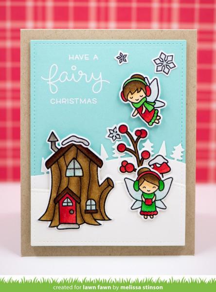 Lawn Fawn Stempelset "Frosty Fairy Friends" Clear Stamp