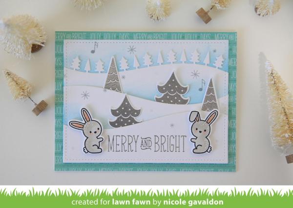 Lawn Fawn Stempelset "Snow Day" Clear Stamp