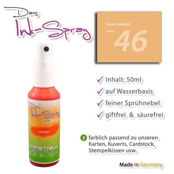 Das Ink-Spray auf Wasserbasis 50 ml in caramel