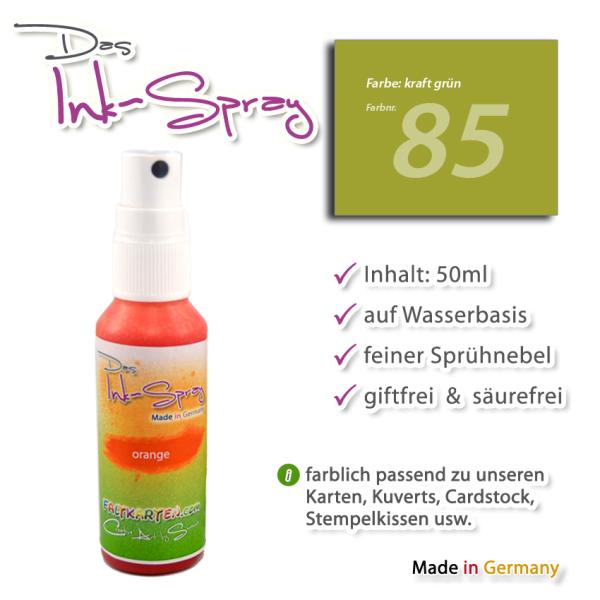 Das Ink-Spray auf Wasserbasis 50 ml in kraft grün