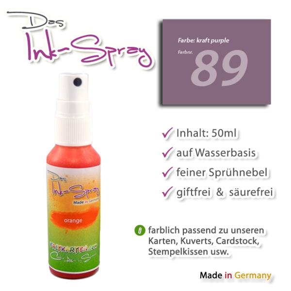 Das Ink-Spray auf Wasserbasis 50 ml in kraft purple