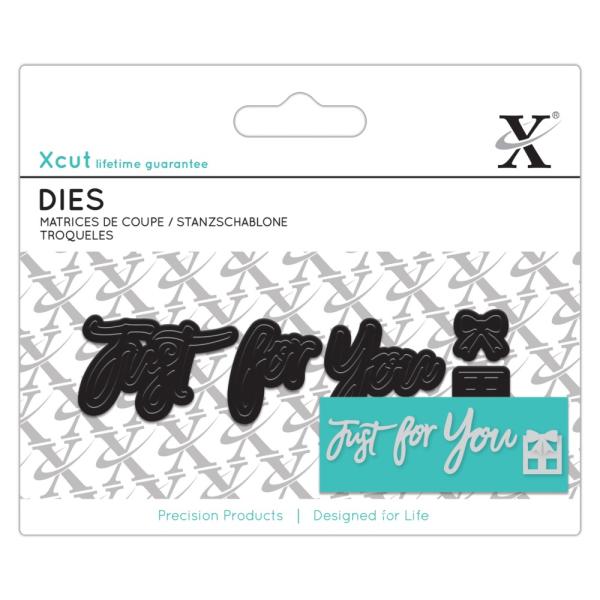 Xcut Mini Stanzschablone Just For You (3Stk) 8-10cm