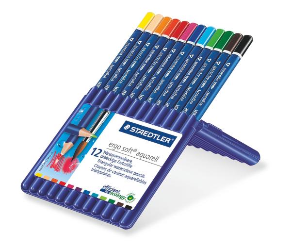 ergo soft® aquarell Farbstift 12er Pack