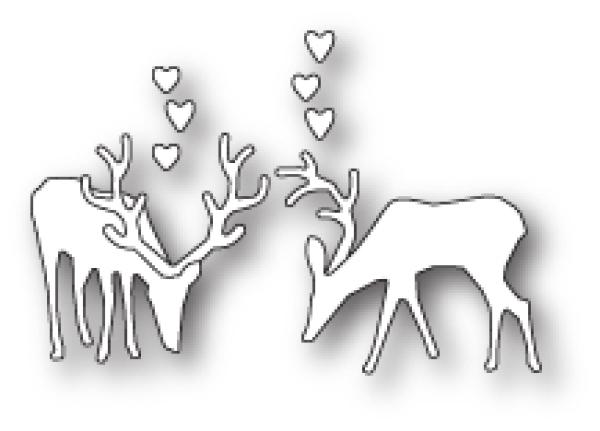 Poppystamp Die - Grazing Deer