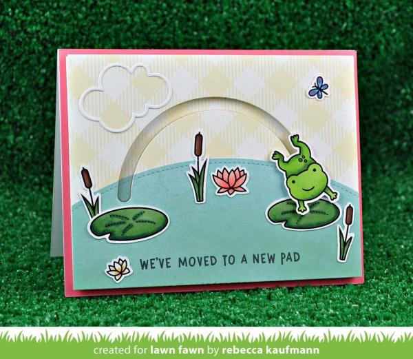 Lawn Fawn Craft Die - Slide On Over SemiCircles Dies