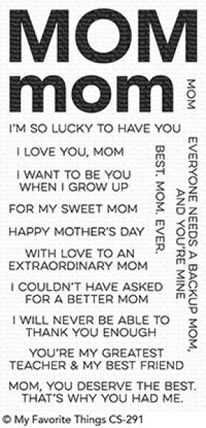 My Favorite Things Stempelset "All About Mom" Clear Stamp Set