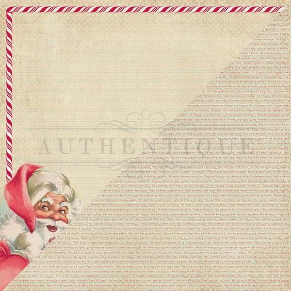 Authentique "Jingle" 12x12" Paper Pad