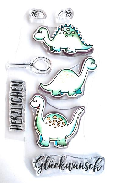 Kulricke Stempelset "Dino" Clear Stamp