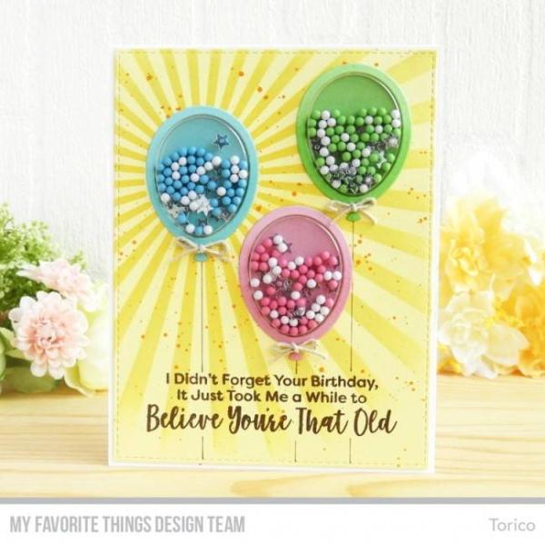 My Favorite Things Die-namics "Mini Balloon Shaker Window & Frame" | Stanzschablone | Stanze | Craft Die