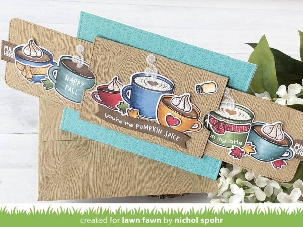 Lawn Fawn Stempelset "Thanks A Latte" Clear Stamp