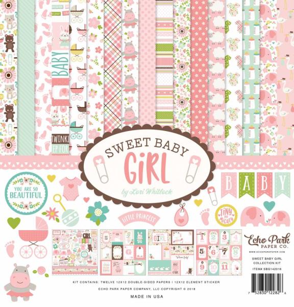 Echo Park "Sweet Baby Girl" 12x12" Collection Kit