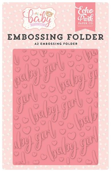 Echo Park "Baby Girl " Embossingfolder 5x6"