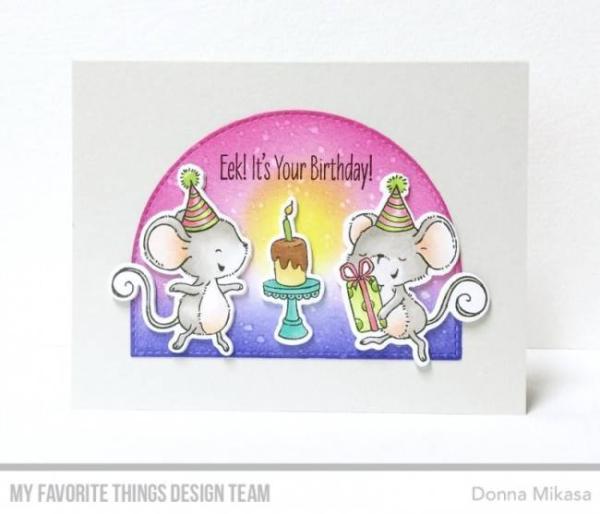 My Favorite Things Stempelset "It's a Mice Time to Celebrate" Clear Stamp Set