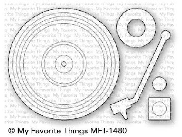 My Favorite Things Die-namics "Turntable" | Stanzschablone | Stanze | Craft Die