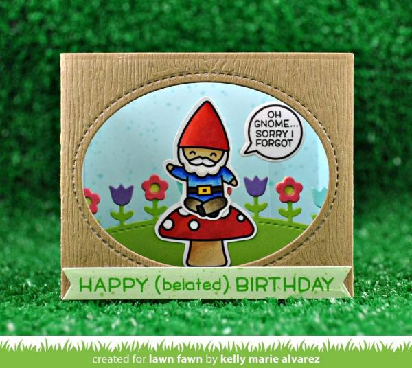 Lawn Fawn Craft Die - Shadow Box Card Spring Add-on Die