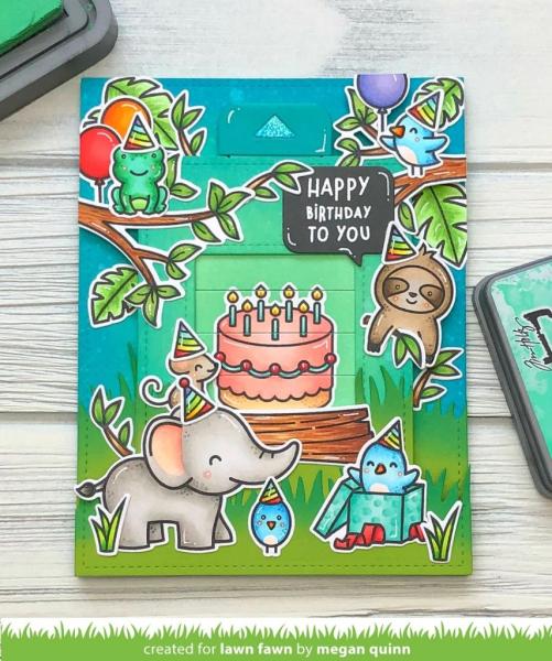 Lawn Fawn Stempelset "Birthday Before 'n Afters" Clear Stamp