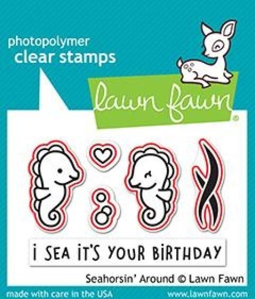 Lawn Fawn Craft Dies - Seahorsin' Around