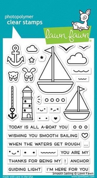 Lawn Fawn Stempelset "Smooth Sailing" Clear Stamp