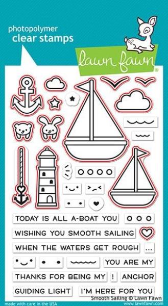 Lawn Fawn Stempelset "Smooth Sailing" Clear Stamp