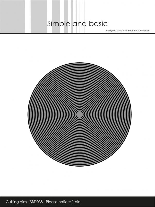 Simple and Basic "Thin Frames Circle" Die