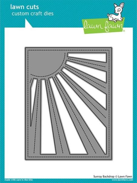 Lawn Fawn Craft Die - Sunray Backdrop