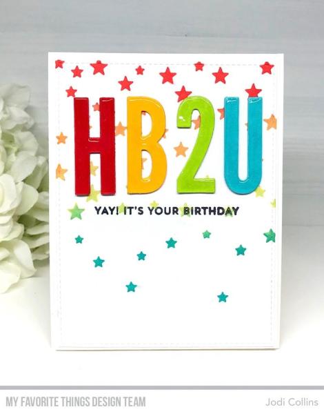 My Favorite Things Stempelset "Bitty Birthday Wishes" Clear Stamp