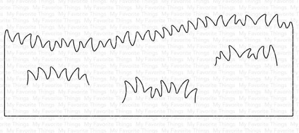 My Favorite Things Die-namics "Tucked In Turf Horizontal" | Stanzschablone | Stanze | Craft Die