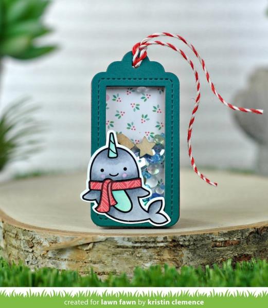 Lawn Fawn Stempelset "Winter Narwhal" Clear Stamp