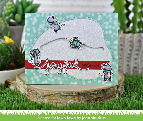 Lawn Fawn Craft Die - Stitched Pond