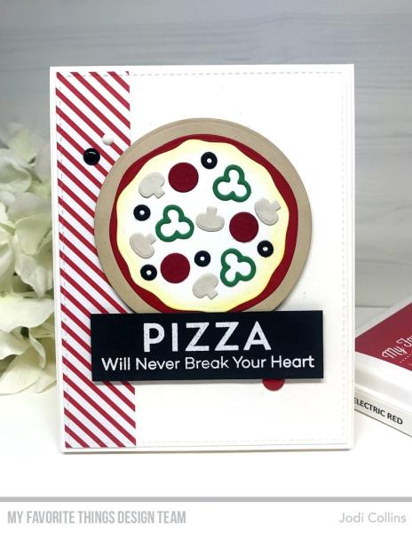 My Favorite Things Stempelset "Pizza My Heart" Clear Stamp Set