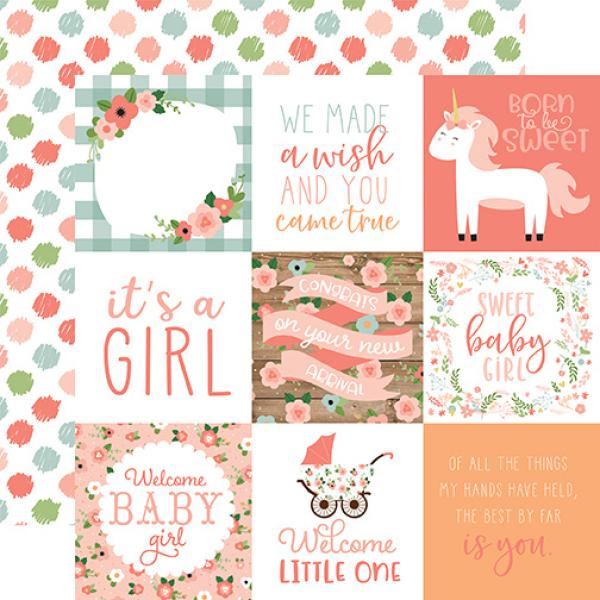 Echo Park "Baby Girl" 12x12" Collection Kit