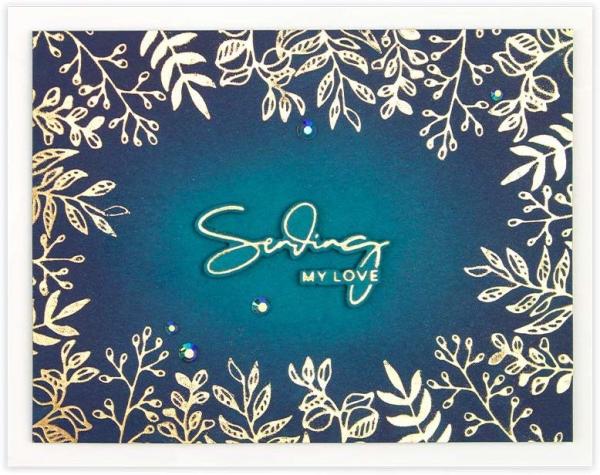 Spellbinders Hotfoil Plate - Yana's Sentiments