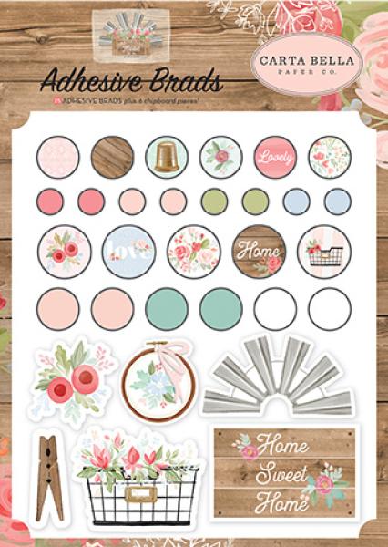 Carta Bella "Farmhouse Market" Decorative Brads