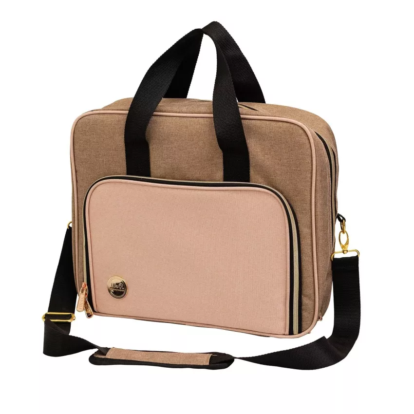 We R Memory Keepers - We R Memory Keepers - Basteltasche Taupe und pink